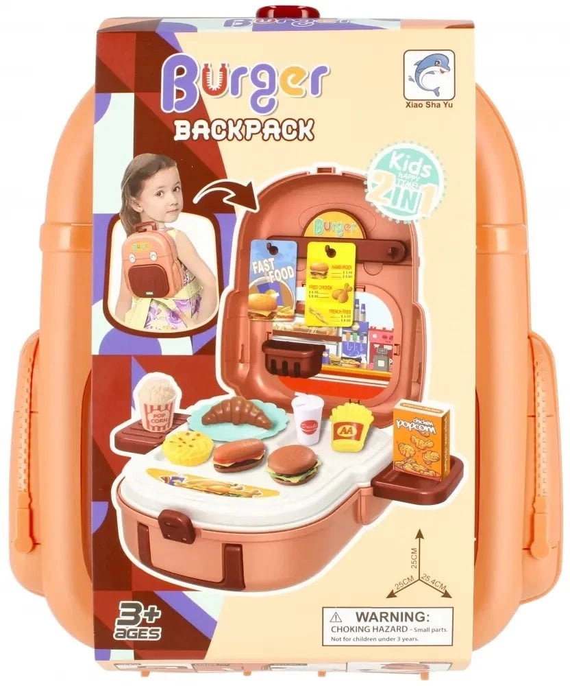 FAST FOOD KITCHEN SET 17X19X7 BACKPACK