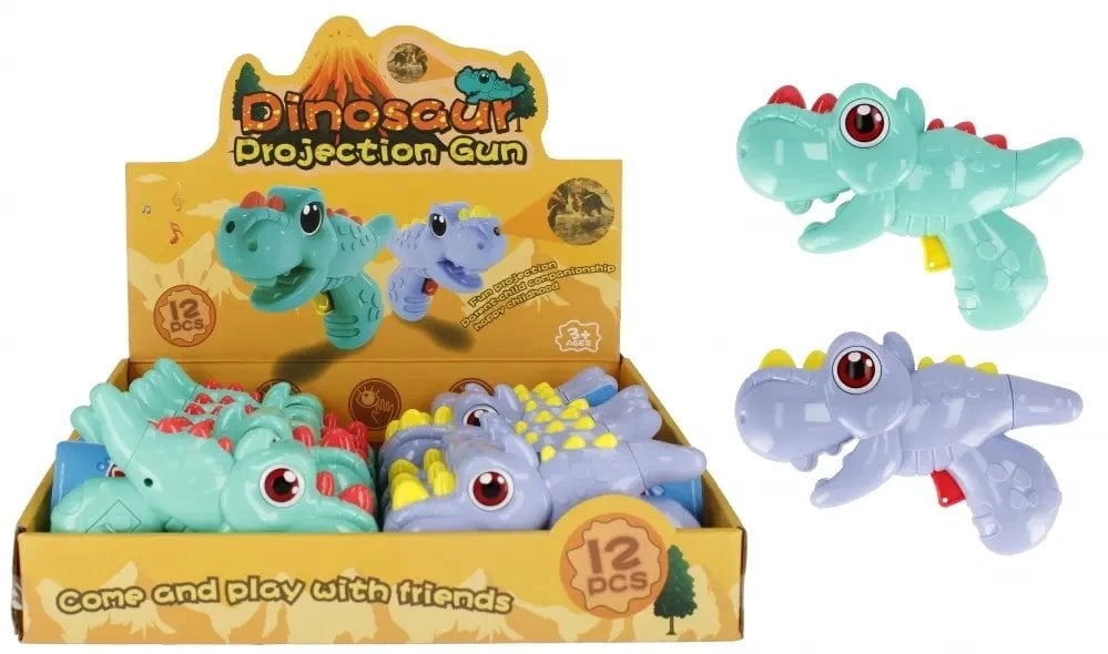 DINO PROJECTOR GUN B/O 15CM MIX2