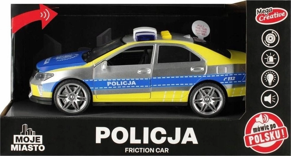 Mega Creative AUTO POLICE B/O 30X17X14