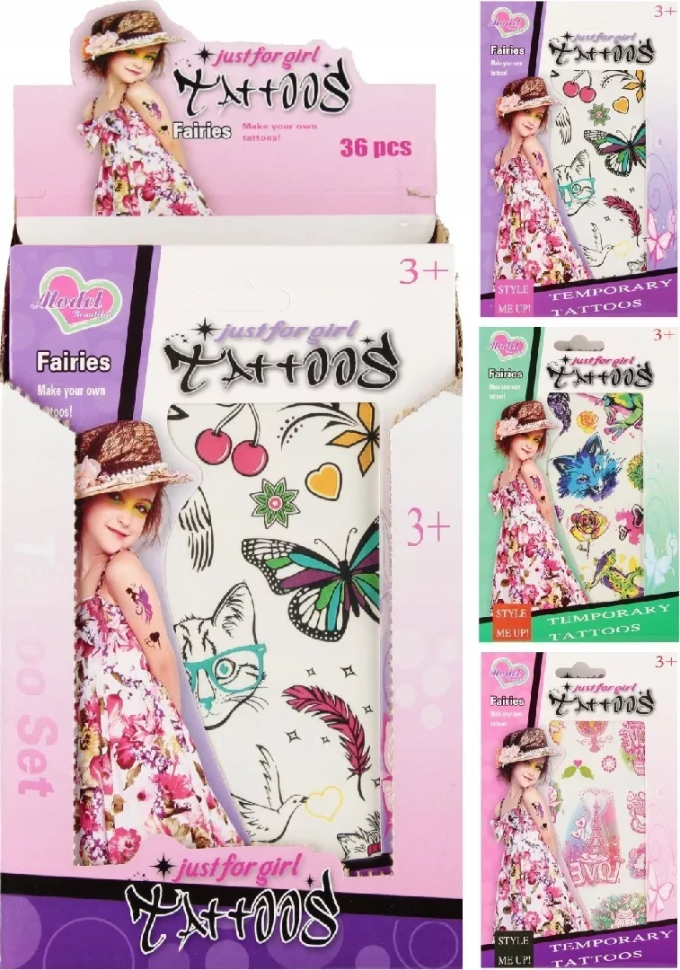 Mega Creative GIRL`S TATTOO 12X19 MIX3