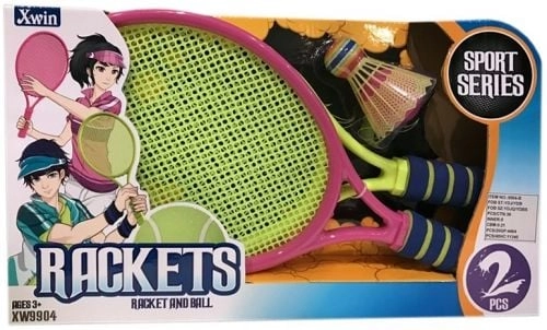 Rackets + shuttlecock 9904B 5902643685376 9904B