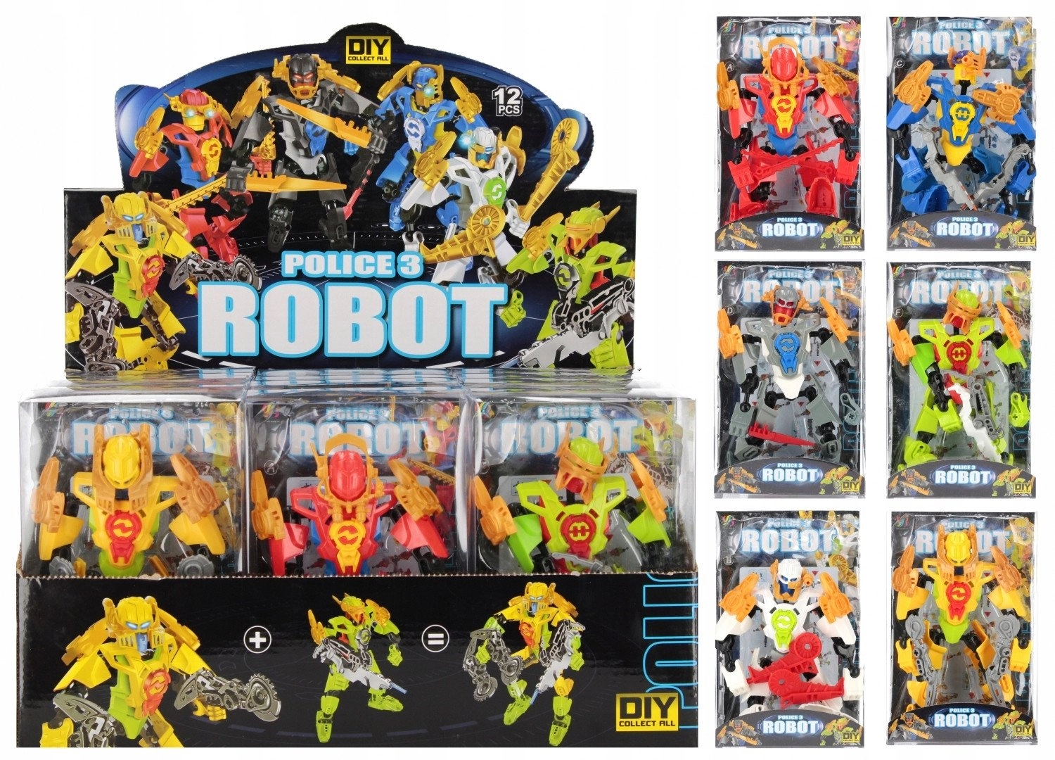 Mega Creative ROBOT AKC 13X20X6 MIX6
