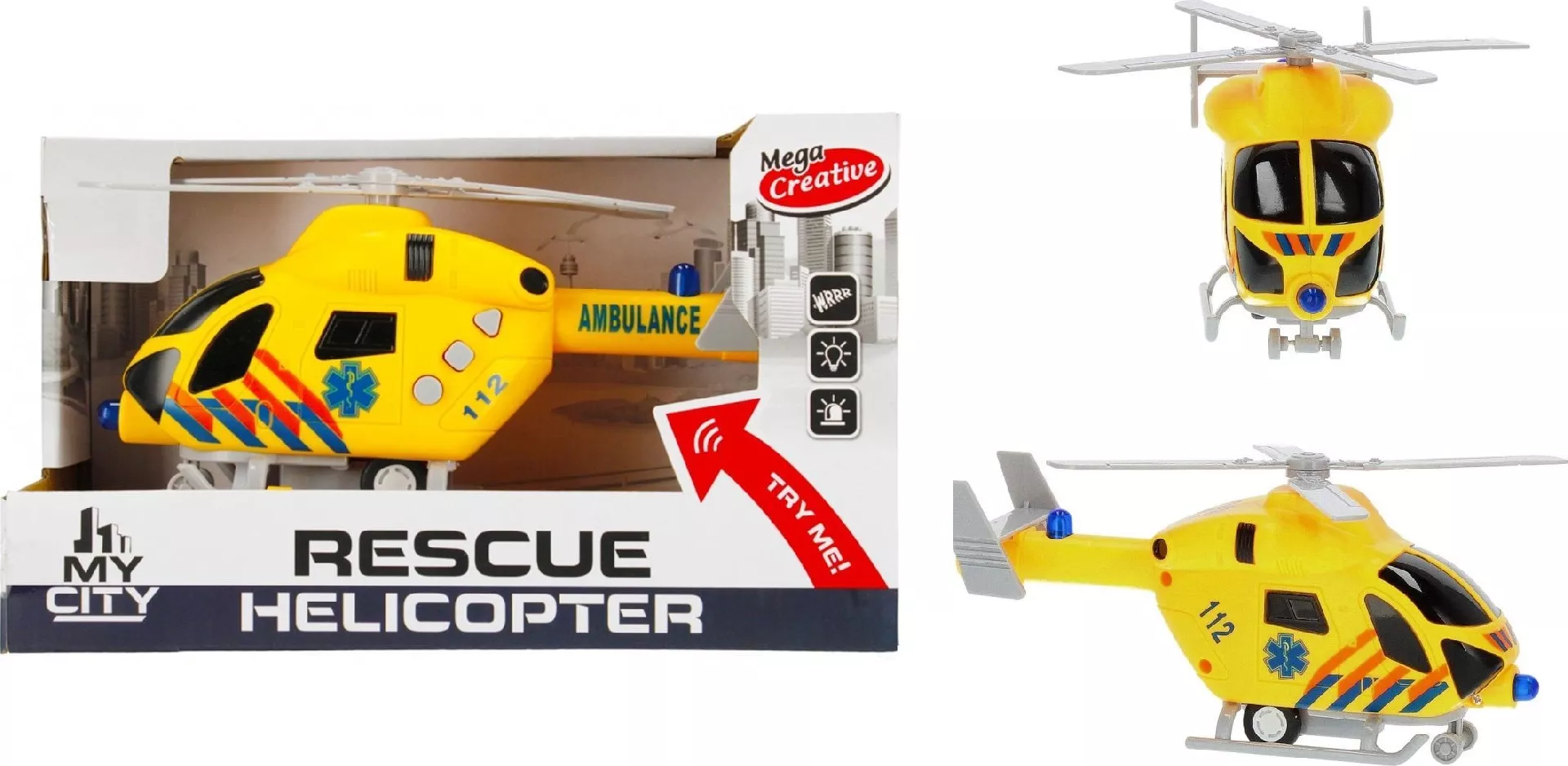My city rescue helicopter 5908275145011 J168-7