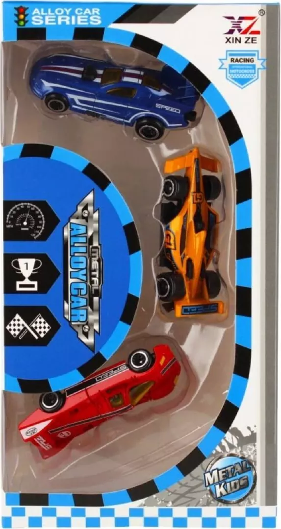 Mega Creative AUTO WYSCIG MET 3SZT