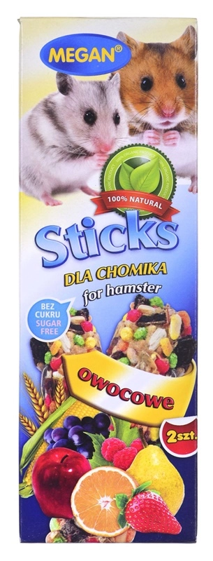 TREAT FOR RODENTS 2PCS WTH FRUITS