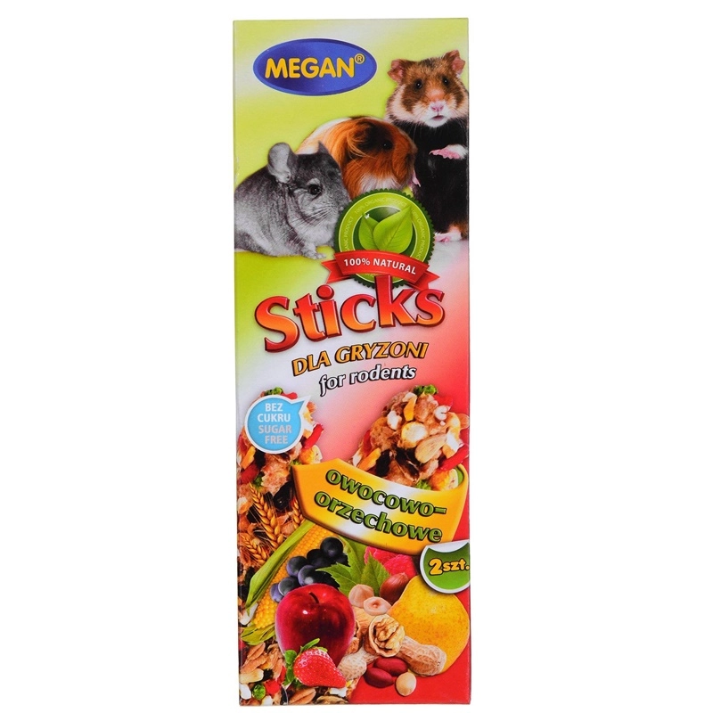 TREATS FOR RODENTS WITH FRUITS AND
