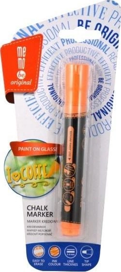 MemoBe neon orange chalk marker 371012