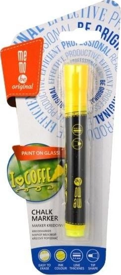 MemoBe neon yellow chalk marker 371013