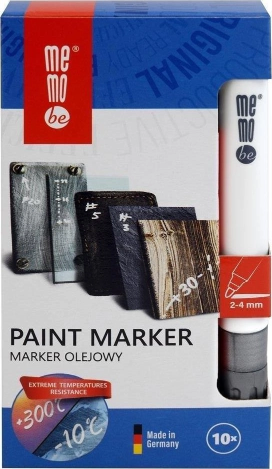 Oil marker 2-4mm silver (10 pcs)