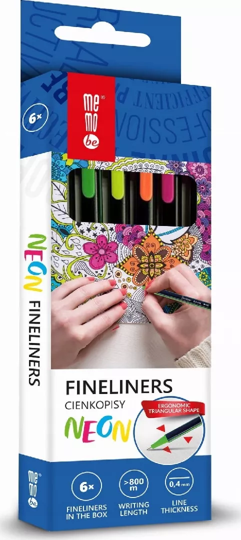 Neon fineliners 0.4 mm  6