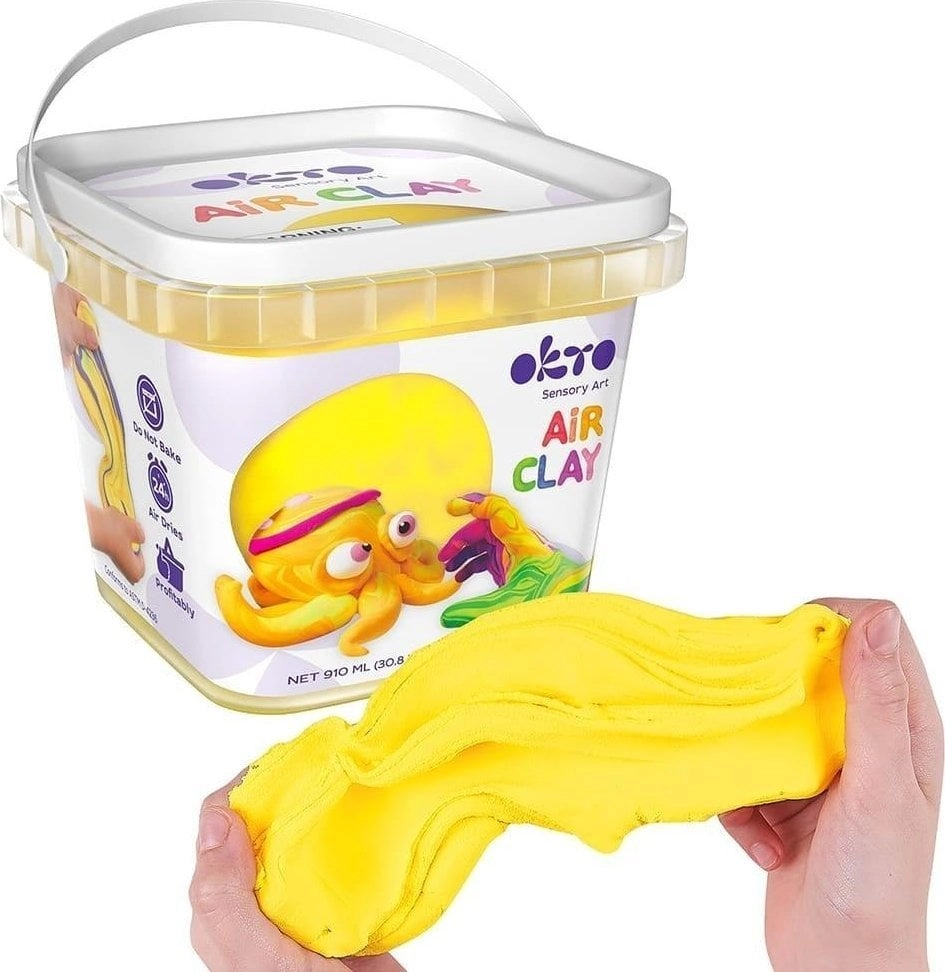Set of light air play dough