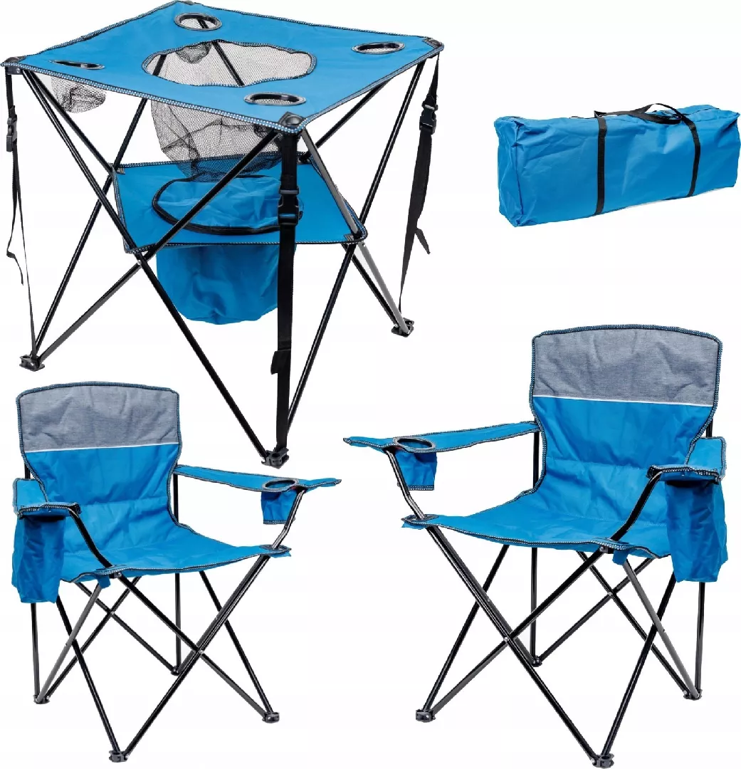 PLATINET CAMPING SET 2x CHAIR PADDED