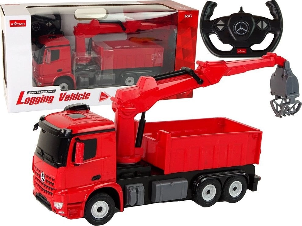 Mercedes Grapple Truck Rastar Red 15276