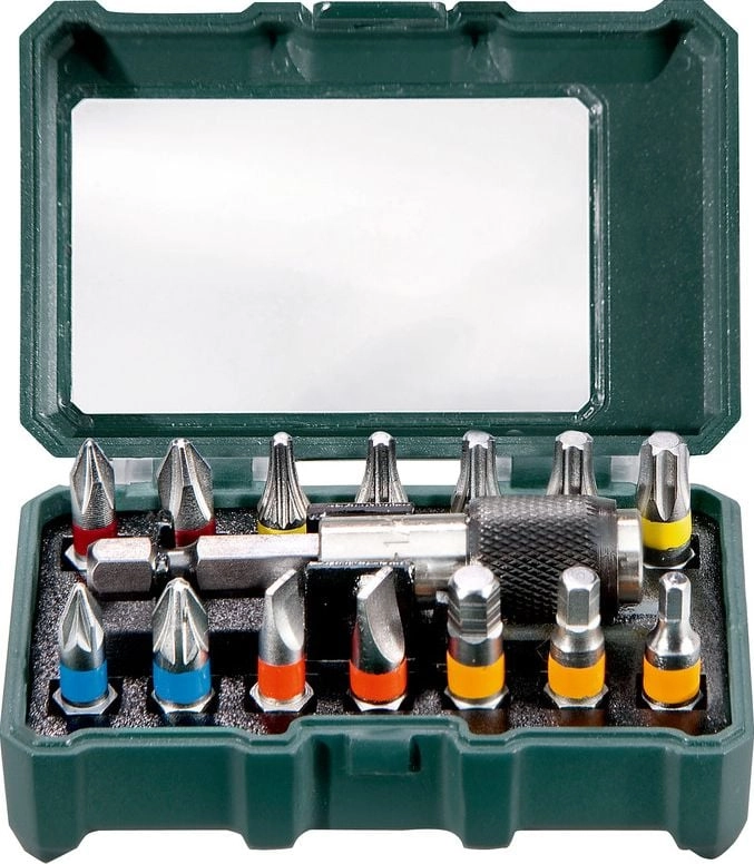 Metabo Chrome vanadium steel bit set