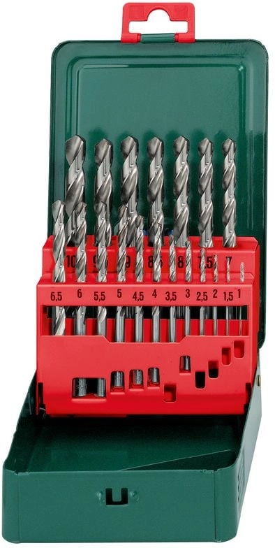 METABO DRILL BIT SET HSS-G 19pcs