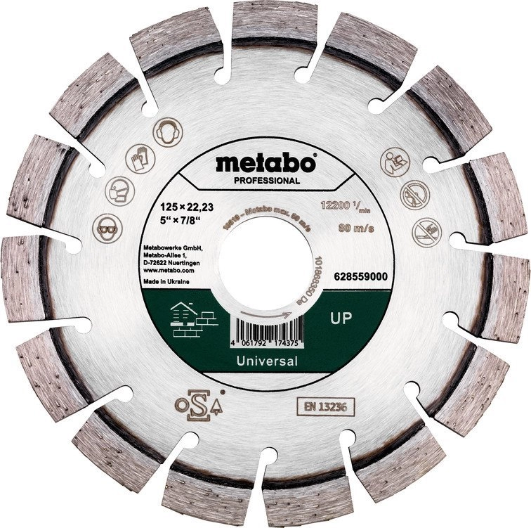 SEGMENTED DIAMOND DISC FOR CONCRETE 125*22