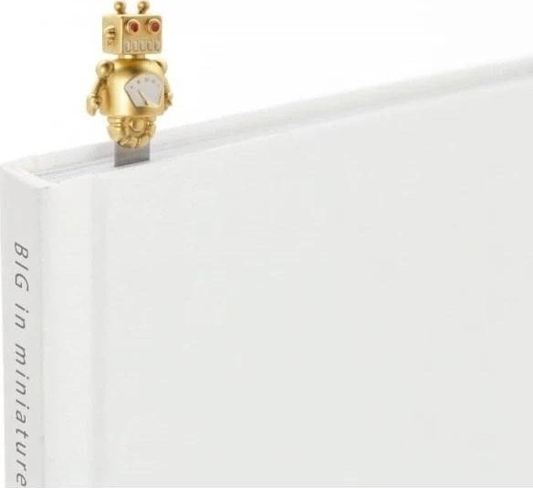 Metalmorphose Book Bookmark Gold Robot 5404006049479