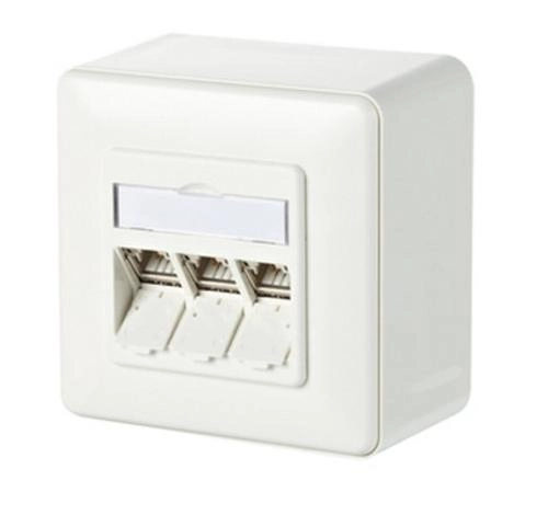 Metz METZ CONNECT C6Amodul 3-port surface-mounted