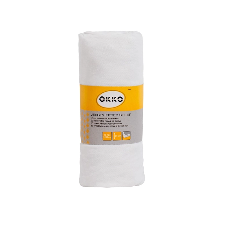 BED SHEET POLYCOTT 120X200+25CM WHITE601 14974662
