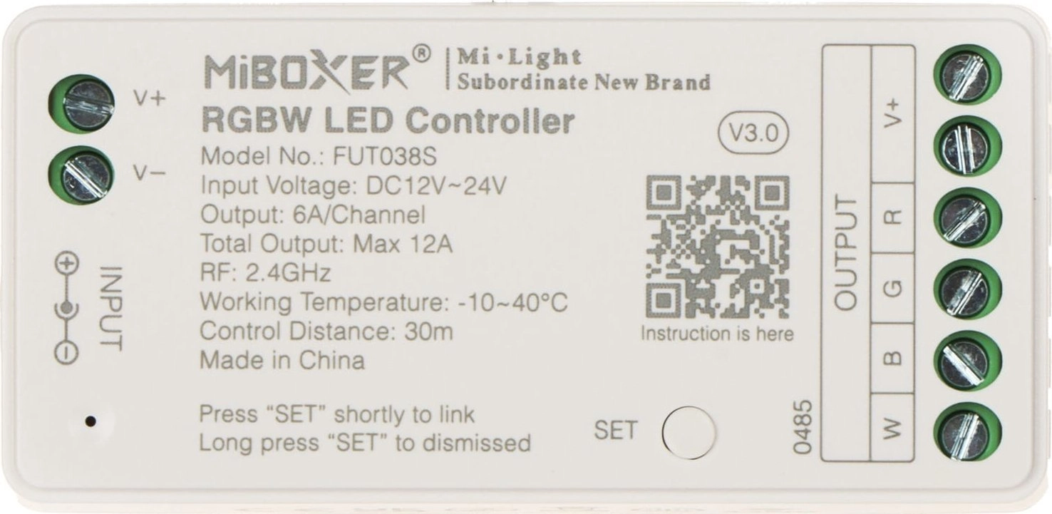 MiBoxer LED LIGHTING CONTROLLER FUT038S 2