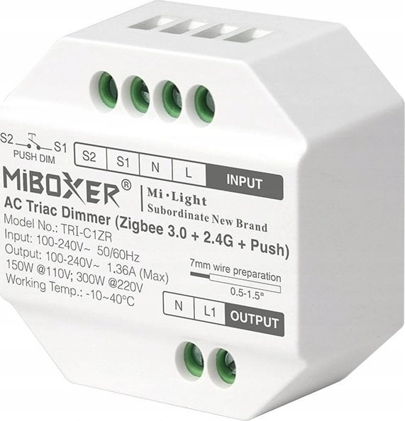 INTELLIGENT LED LIGHTING CONTROLLER TRI-C1ZR ZigBee