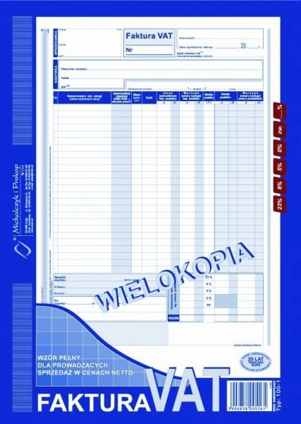 Michalczyk Prokop Print Net VAT invoice