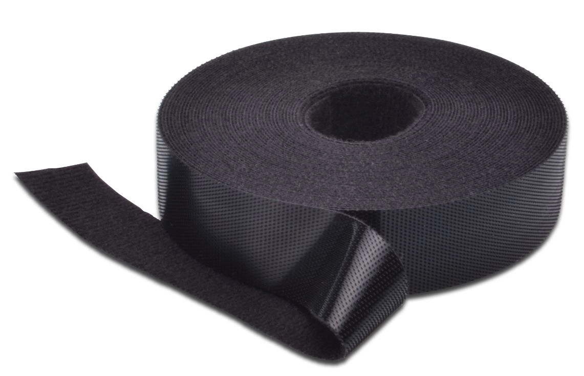 Velcro Tape 10m Black CABLETAPE 5711045726217