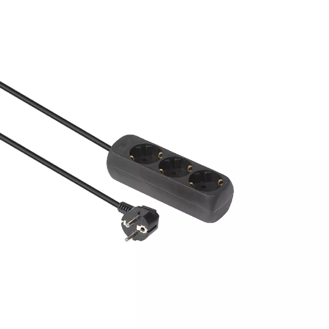 MicroConnect power strip 3 sockets 3