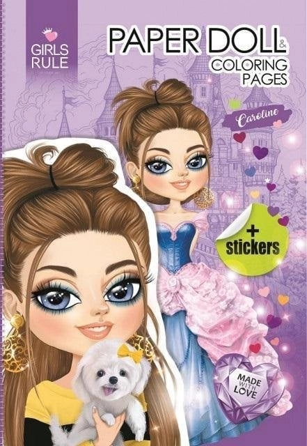 Caroline cut-out paper doll 4823089228389 604243