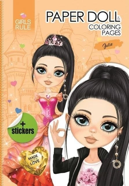 Julie cut out paper doll 4823089228457