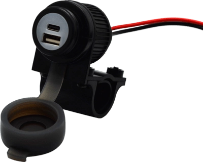 Albrecht Duo USB A+C socket motorcycle