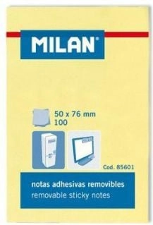 Milan Karteczki samoprzylepne 50x75 100 sztuk