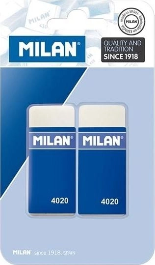Milan Synthetic eraser 4020 2 pcs