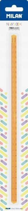 Ruler 30cm New Look plastic orange