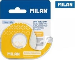 Milan Double-sided tape 15mmx10m with dispenser