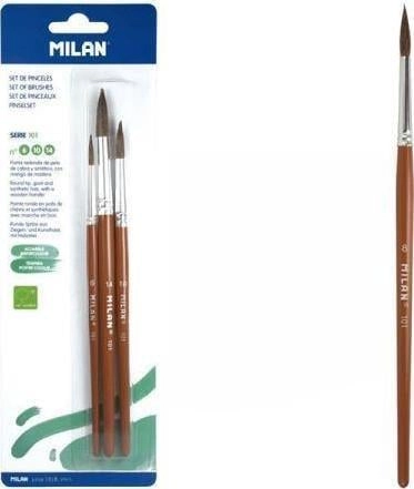 Milan Brushes set 6 10 14