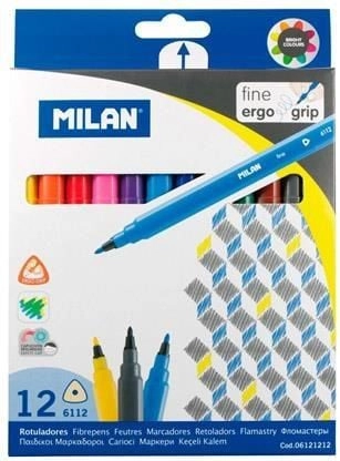 Milan Triangular markers 12 colors WIKR-040148