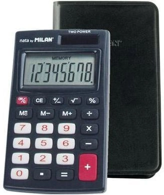 Milan Calculator 8-position calculator  black WIKR-929125