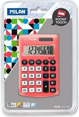 Milan calculator Pocket Touch 150908RBL red
