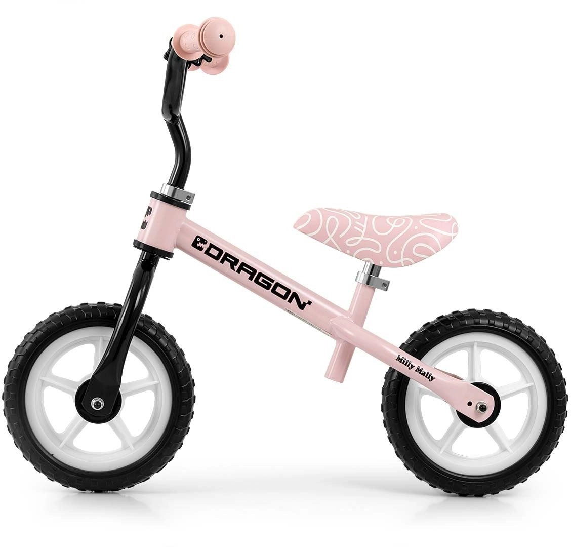 Milly Mally Balance Bike Dragon Pink