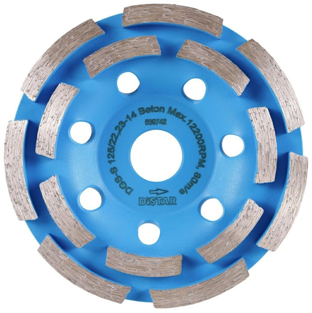 DISTAR CUP WHEEL CONCRETE 125 x