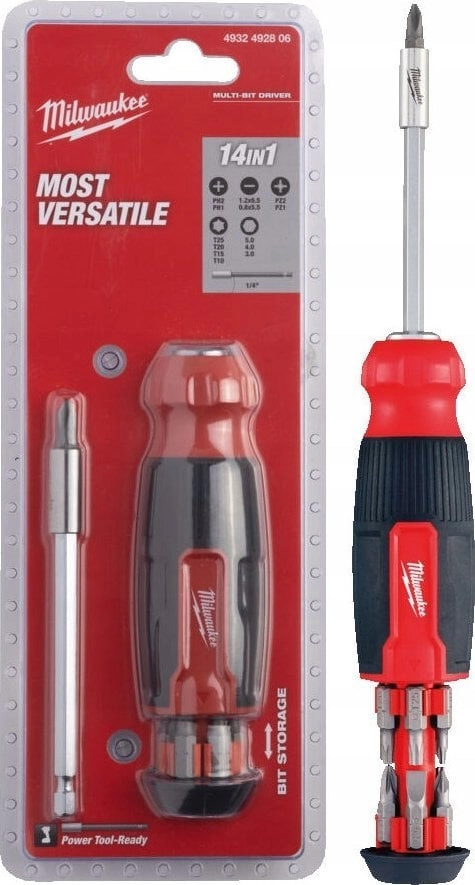 MILWAUKEE UNIVERSAL SCREWDRIVER WITH RATCHET 14