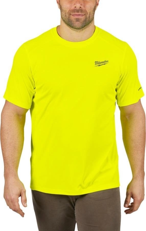 MILWAUKEE SHORT SLEEVE WORK T-SHIRT LIGHTWEIGHT