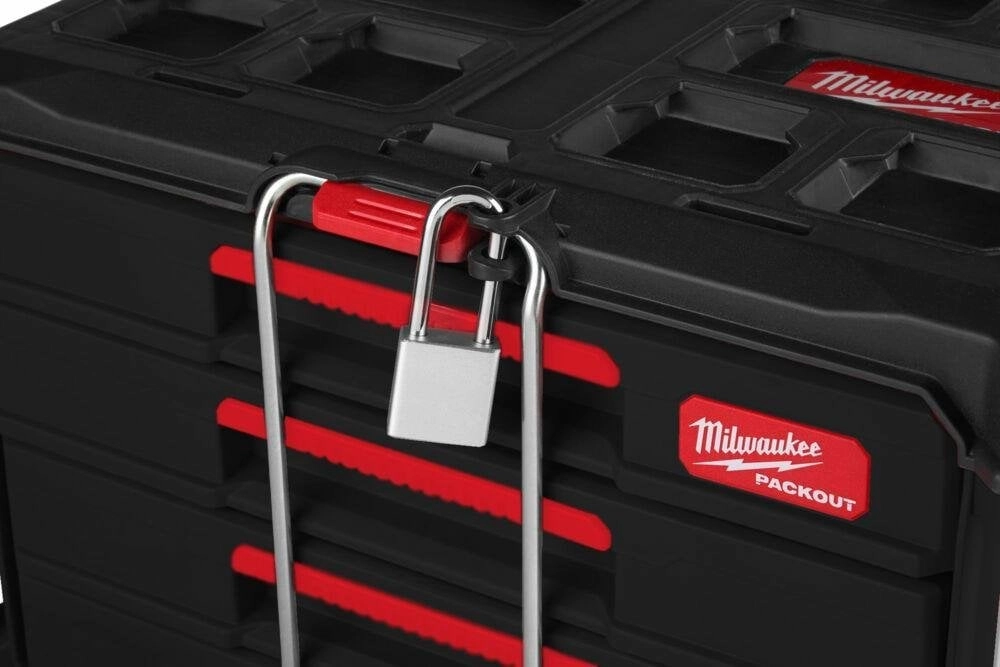 Toolbox with 4 drawers Milwaukee Packout