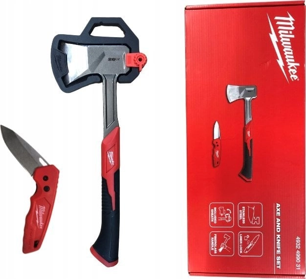 MILWAUKEE AX WITH KNIFE SET 4932499031