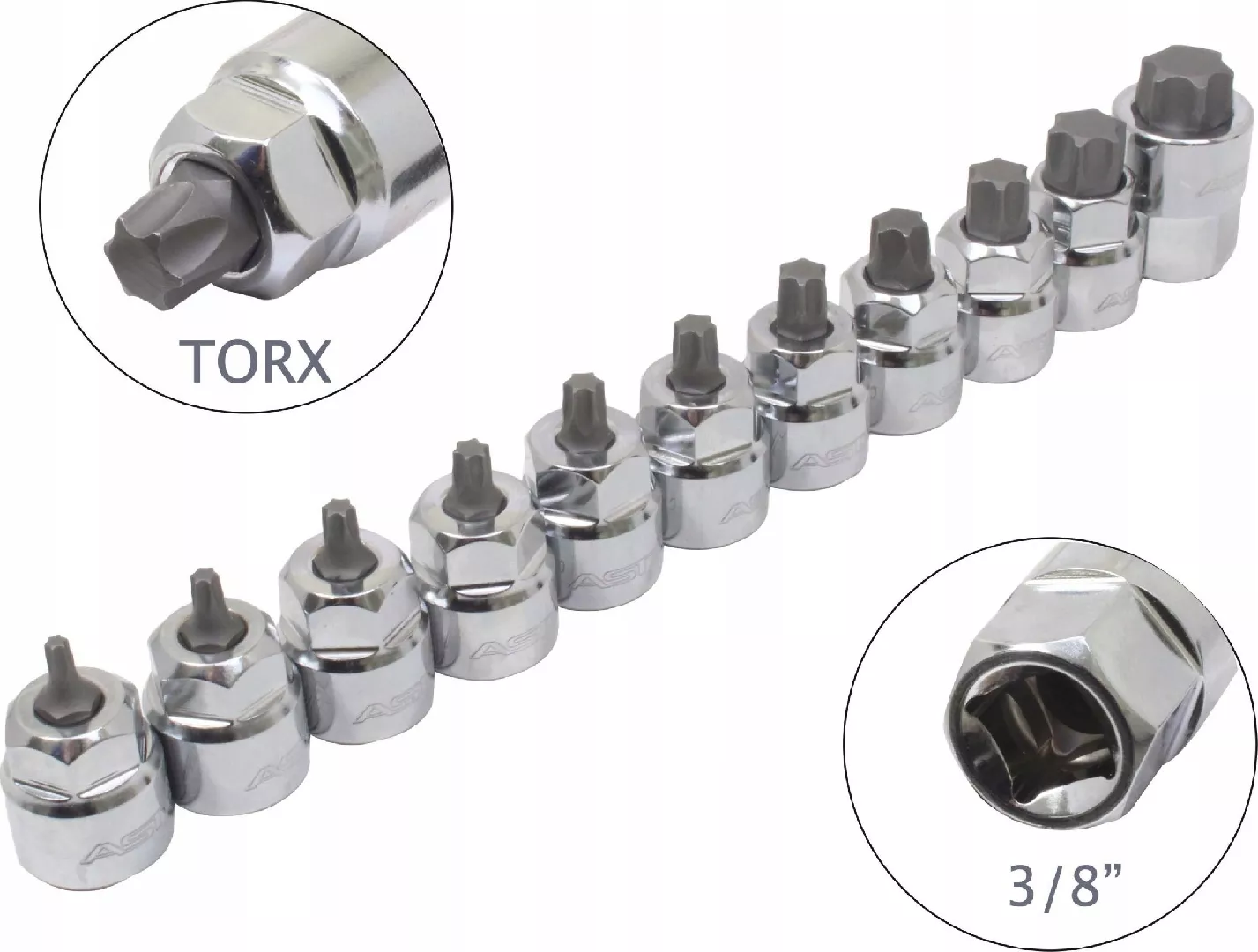 ASTA LOW PROFILE SOCKETS - TORX
