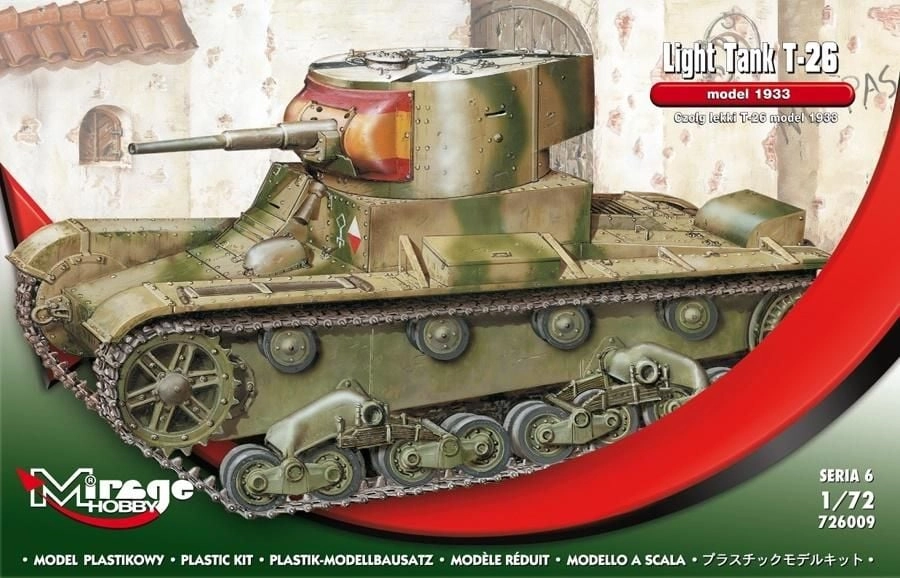 Mirage Light Tank T-26 model 1933