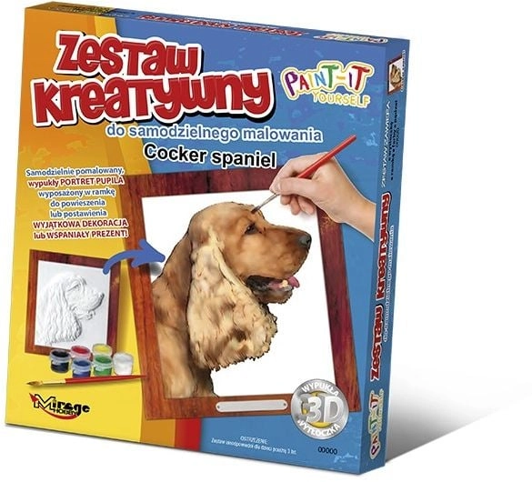 Mirage dog Cocker spaniel painting kit