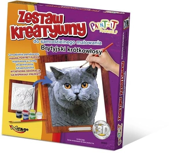 Mirage cat British painting kit 62001