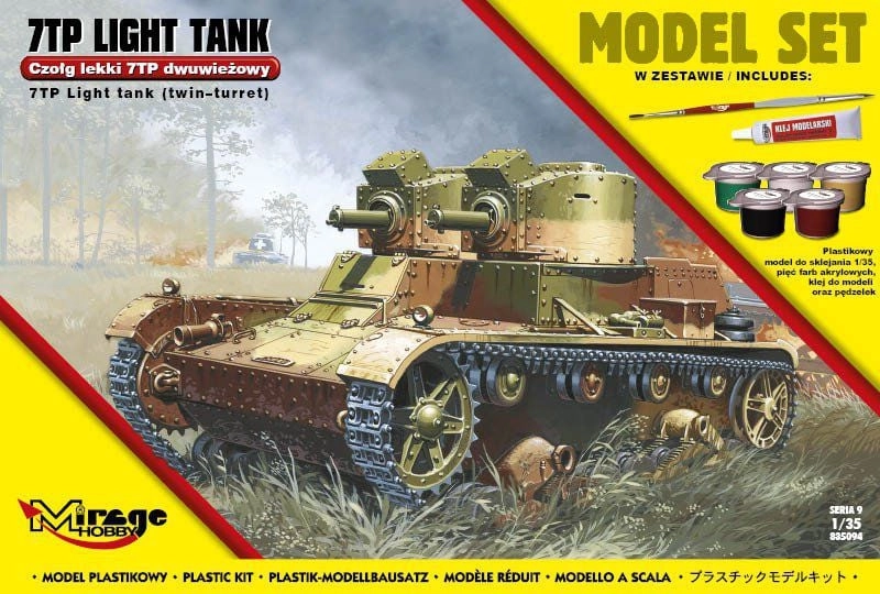 Mirage Light tank 7tp twin turret